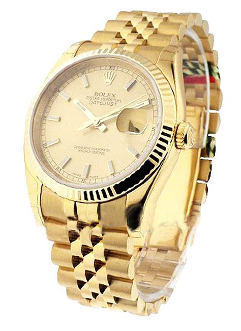 rolex datejust gold 36mm price|Rolex Datejust 36 all gold.